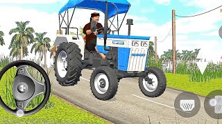 TRANSPORTING tractor driving 3d #fs22 #156 Swaraj tractor Offroading Farm Android gameplay #gta5 screenshot 4
