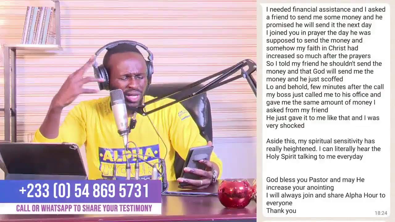 Pastor Elvis Agyemang Live Stream / ALPHA HOUR EPISODE 11 - YouTube