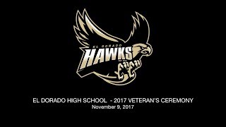 EDHS - VETERAN'S CEREMONY - NOVEMBER 9, 2017