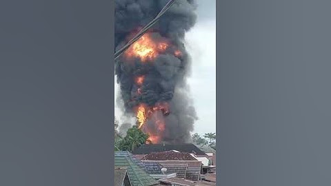 kebakaran di gasing laut rumah warga hangus di lahap jago merah