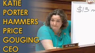 Celebrity Katie Porter HAMMERS Big Pharma Celgene CEO for Price Gouging Revlimid Medication Profile