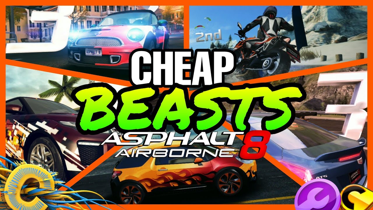 BEST CHEAP BEASTS FOR MULTIPLAYER! | Asphalt 8 Best Cheap Cars for Multiplayer to reach Champion