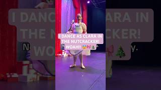 Having the best time dancing as Clara! What a challenging but a fun role to play! 🎄🎀 #nutcracker