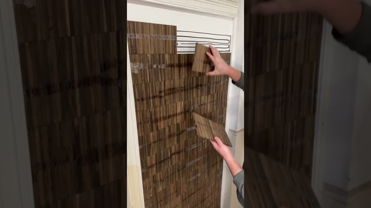 Wand mit Holz verkleiden