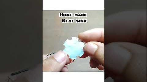 HOMEMADE LED HEAT SINK #shorts #youtubeshortsfeature