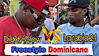 Se dieron duro 😱 Diddy Glow Vs la Rabia 24 ( Batalla de Freestyle ) 2023  #Freestyle