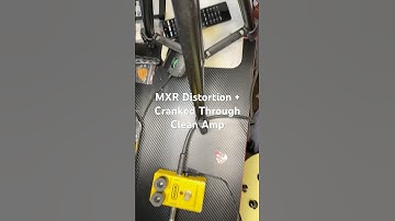 MXR Distortion + thru Marshall Lead 12 #marshallamplification #mxr #evhwolfgang