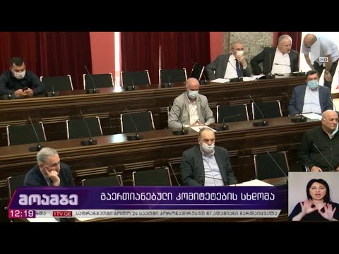გაერთიანებული კომიტეტების სხდომა