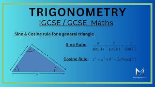 IGCSE Maths Sine Rule &amp; Cosine Rule | Explanation with Past Paper Questions