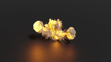 Blender Mantaflow explosion