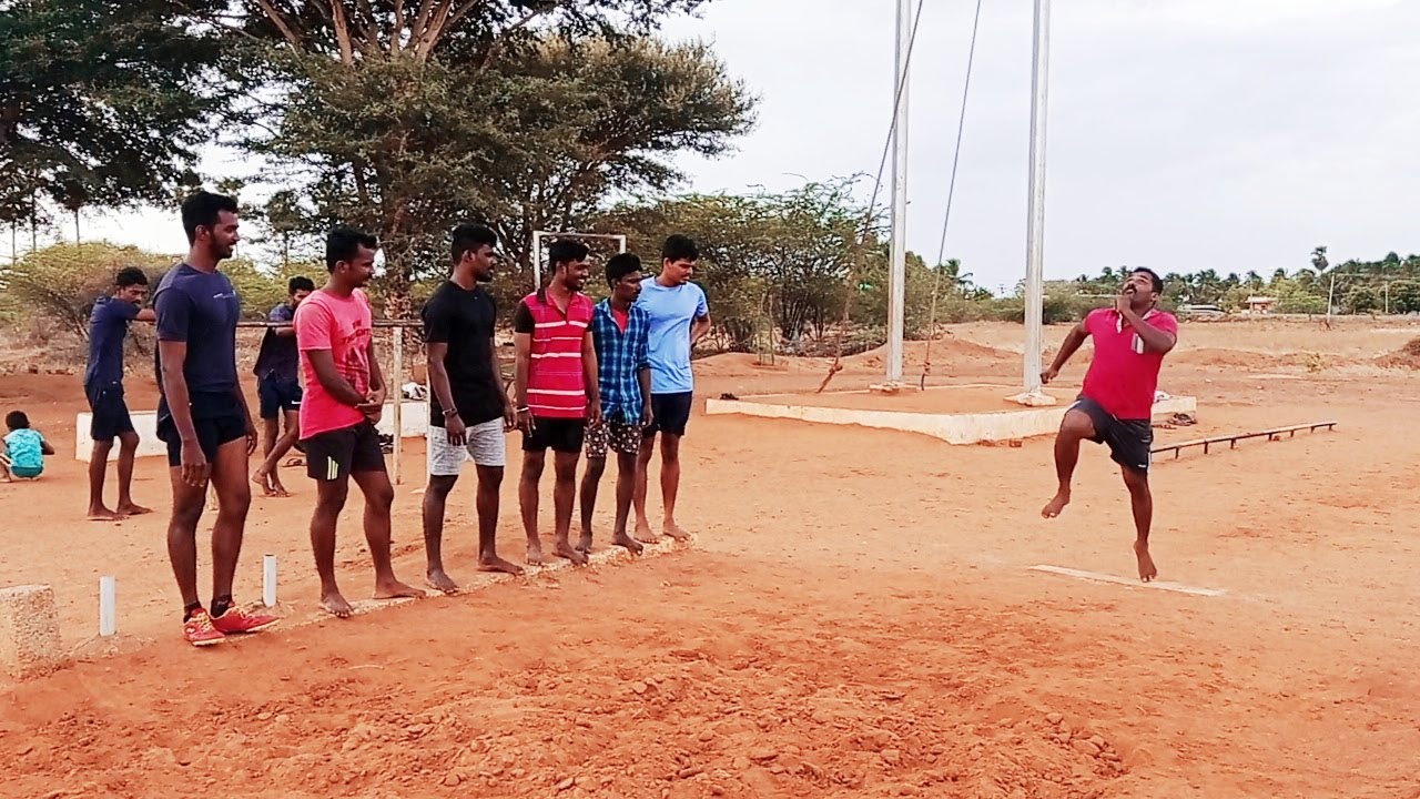 TNUSRB POLICE LONG JUMP / long jump practice / village thendral