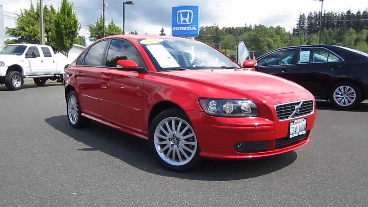 Sund og rask kæde acceptere 2006 Volvo S40, Red - STOCK# 6284A - Walk around - YouTube