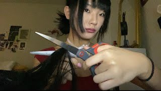 doing ur hair quickly-asmr