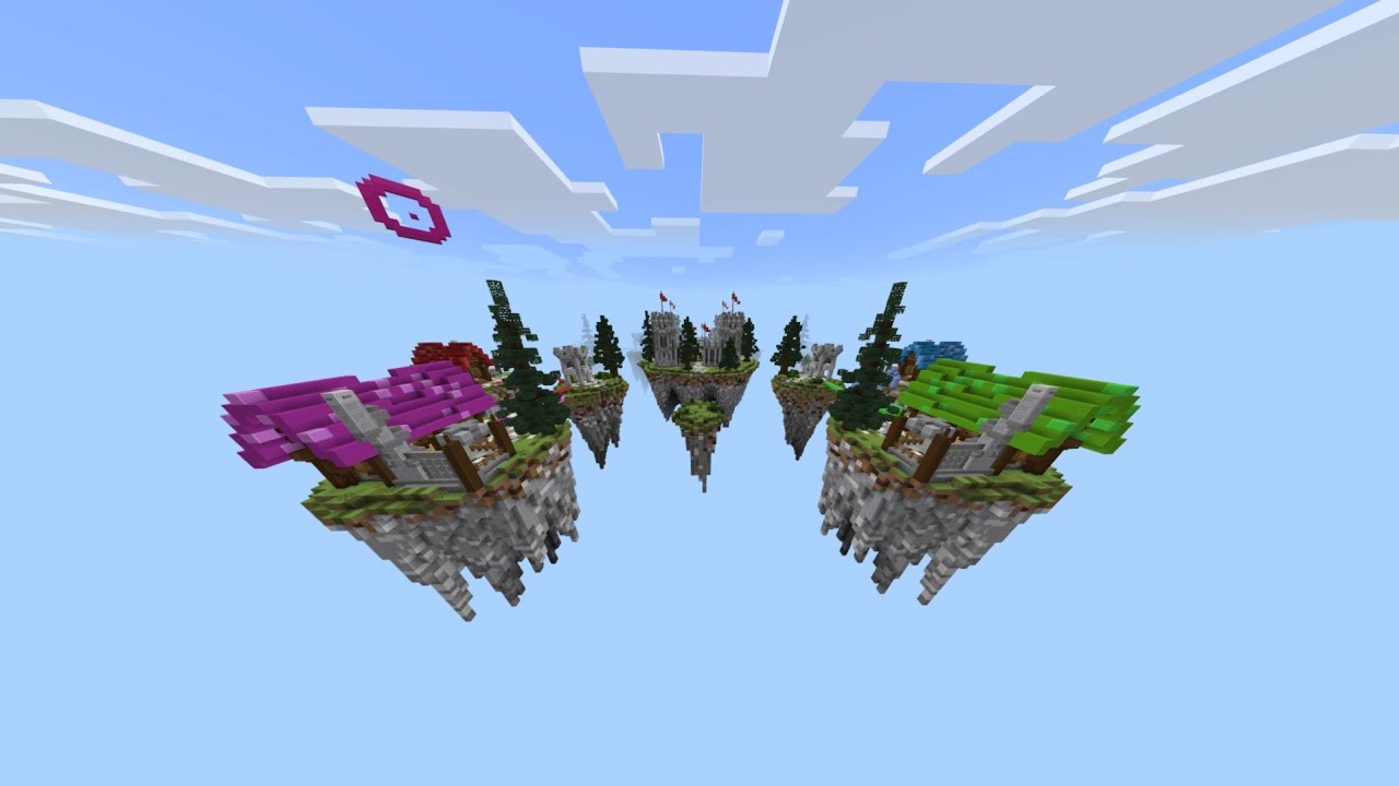 Treasure Wars Win (solo) | Minecraft Bedrock