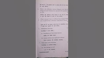 computer application in business question paper 2022 m.com 3rd sem. kuk