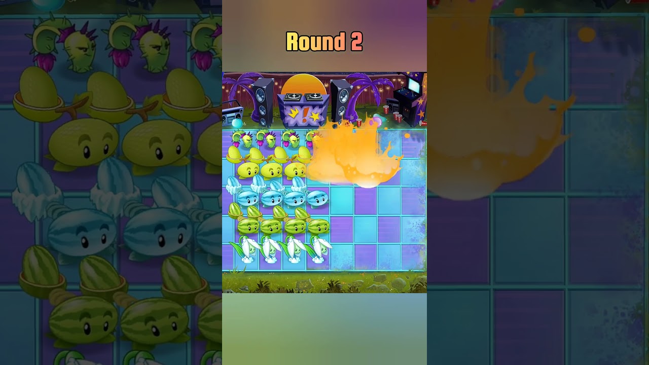 pvz2 all new plants vs new magic zombie hard challenge 