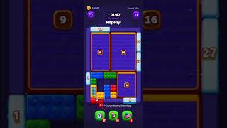 Block Out! Hard Level 424 Solution Walkthrough 