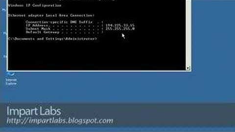 Bridged Networking - Part 3 (Configuration-IP Addressing)