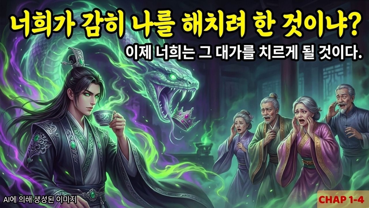 가족이 건넨 독차 한 잔… 환생 후 ‘만독불침’ 괴물로 각성! 독왕을 삼킨 괴물의 탄생 #무협 #독차 #만독불침 #환생 #독왕 #복수극 #최강주인공 #사이다전개 #중국판타지