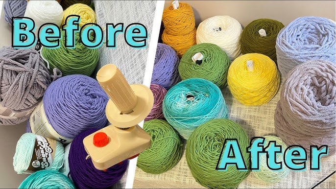 How to Wind Yarn VERY QUICKLY with a Yarn Winder & Swift - Yay For