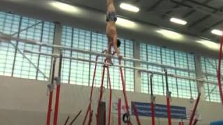 Double pike off P Bars