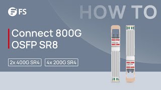 800G OSFP Finned-top SR8 InfiniBand Transceiver Connectivity Scenarios | FS