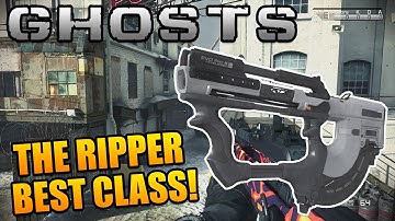 Call of Duty Ghosts: "The Ripper" Best Class Setup - The Ripper SMG/AR Class Setup