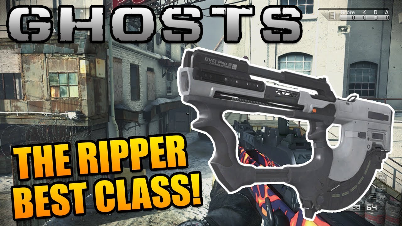 Call of Duty Ghosts: "The Ripper" Best Class Setup - The Ripper SMG/AR Class Setup