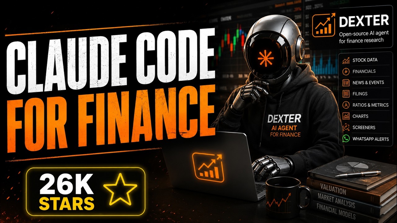 Open-source Claude Code agent for stock market, 26k stars on github ...
