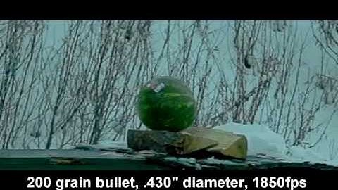 Slow motion video: Blowing Up Watermelons