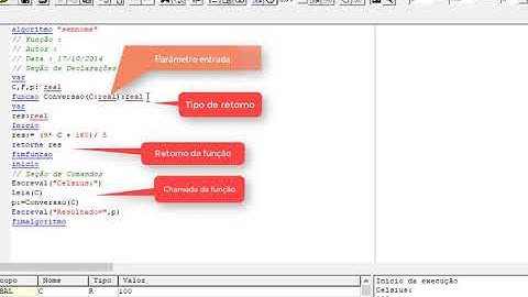 ALGORITMOS e LÓGICA: Funções no Visualg | Curso Online Gratuito - Vaz-e-Zapparolli