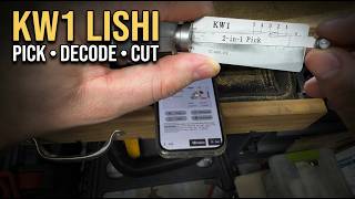 (696) KW1 Lishi Pick & Decode | Cutting a Kwikset Key on the Black Widow