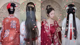 [抖音] | Hướng dẫn làm tóc cổ trang cực đơn giản | Ancient Chinese Hairdresser[Part 4][#83]