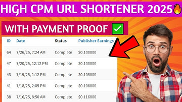 High CPM URL Shortener 2025 🔥 Best Earning Method + Payment Proof ✅