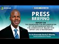 Press Briefing with Premier, Dr. The Honourable Natalio D. Wheatley.