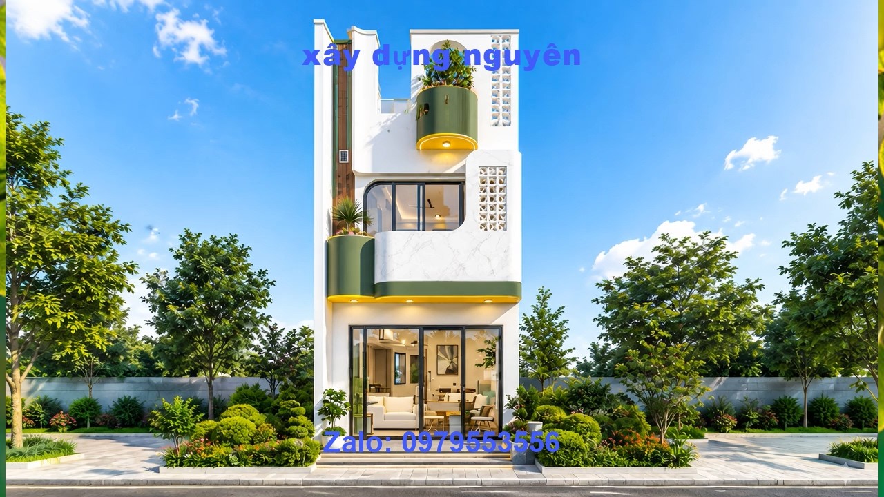 Mẫu Nhà 2 Tầng Diện Tích 4x22m Thiết Kế 3 Phòng Ngủ #nha2tang