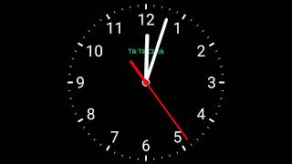 Ticking clock sound and animation 6 hours #clockanimation #Часы #l'horloge #时钟 #Sleeping mood screenshot 5