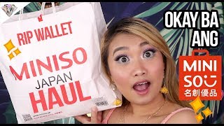 HUGE MINISO MAKEUP HAUL | Okay ba ang makeup sa Miniso? | Mae Layug 2018