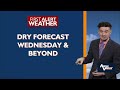 Windy again Wednesday & Friday, highs around 95 degrees by early next week