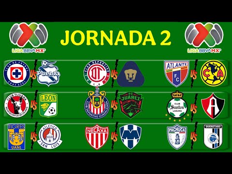 JORNADA 2 LIGA MX APERTURA 2026
