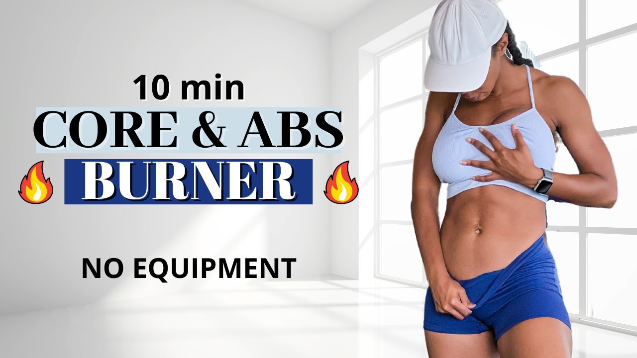 10 MIN QUICK AND FIERCE CORE AND ABS WORKOUT AT HOME | NO EQUIPMENT ...