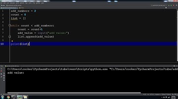 add items to list using while loop in Python
