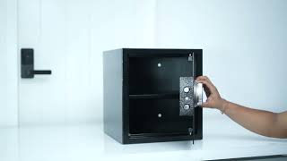 LAVNA Digital Fingerprint Safe Locker setup video screenshot 5