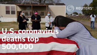 U.S. coronavirus deaths top 500,000