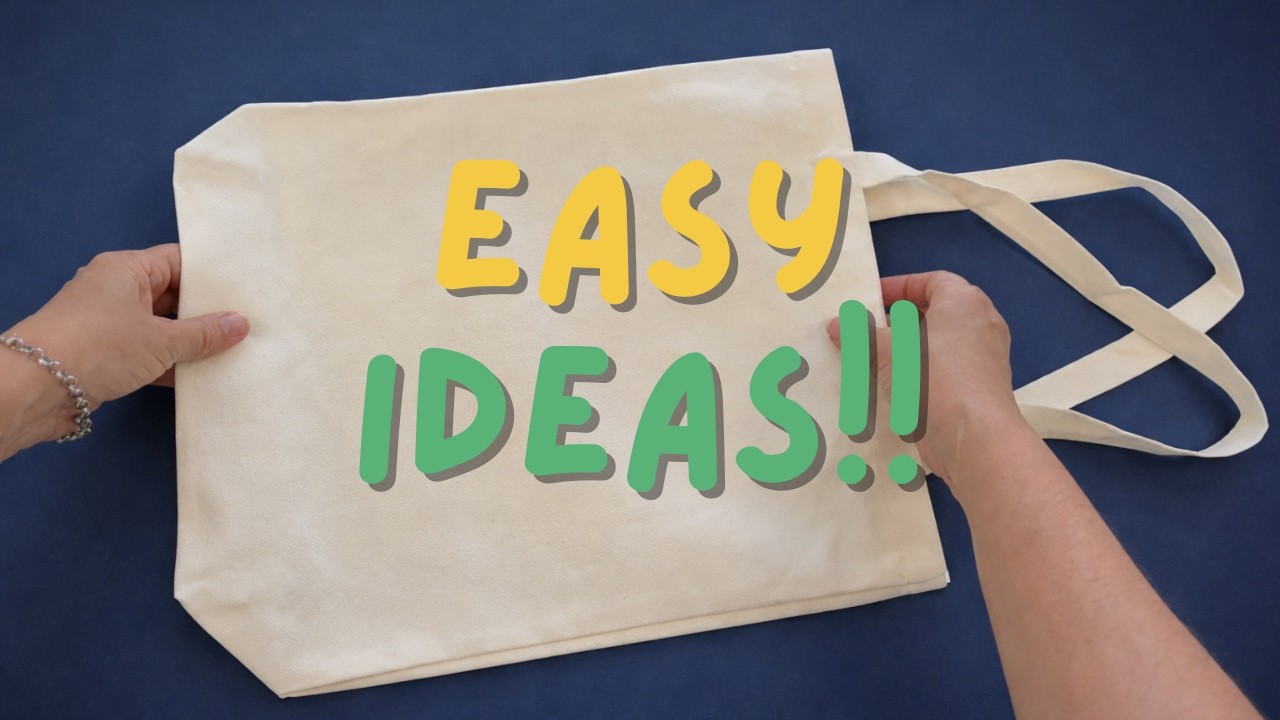 How to DECORE your TOTE BAGS 😍Crafts and Recycling