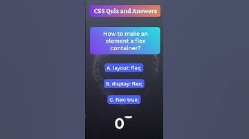 CSS Quiz 15 of 1000 | Cascading Style Sheets Quiz and Answers | Web Development Skills