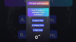 CSS Quiz 15 of 1000 | Cascading Style Sheets Quiz and Answers | Web Development Skills