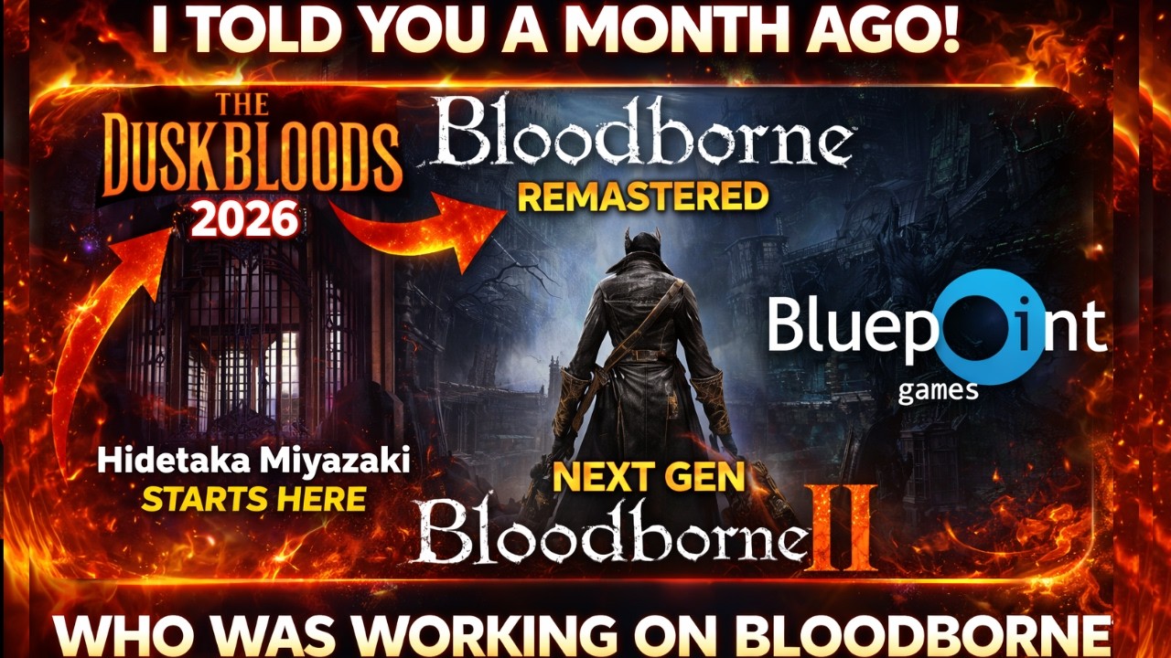 Bloodborne всегда был ремастером Миядзаки, а не Bluepoint.