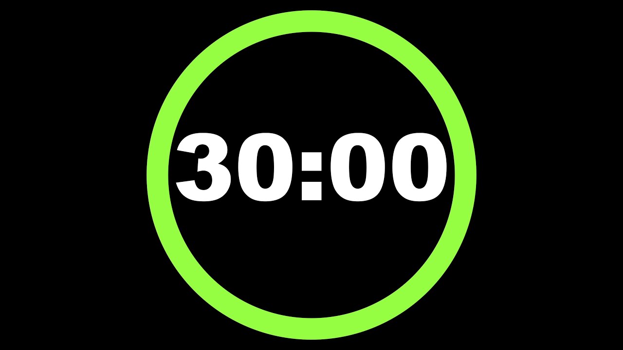 Stopwatch 30 Minutes YouTube