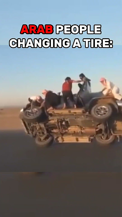 Normal people changing a tire vs arabs #cars #car #edit #fy #drift #arab #tire #fyp #fy #foryoupage